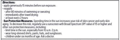 See Directions Image Attached. (Nutrascreen Spf 30 Directions)